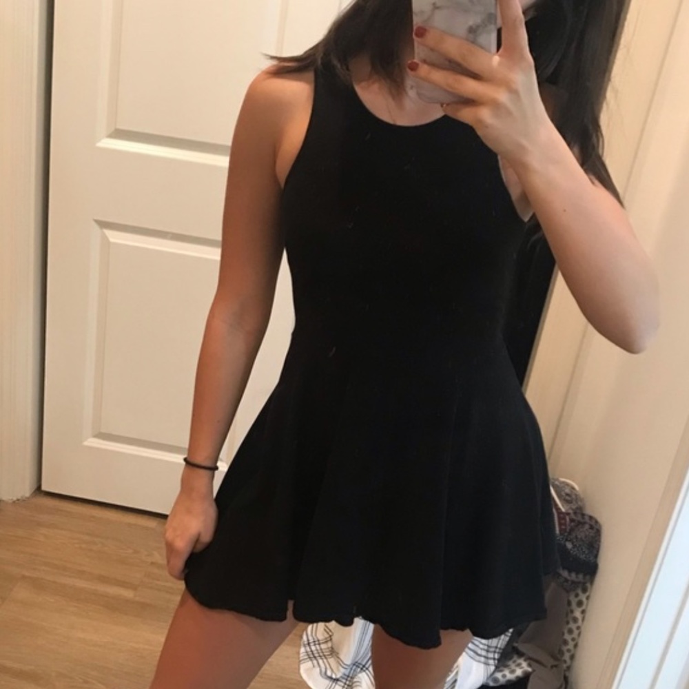 Brandy Melville rare black skater dress
